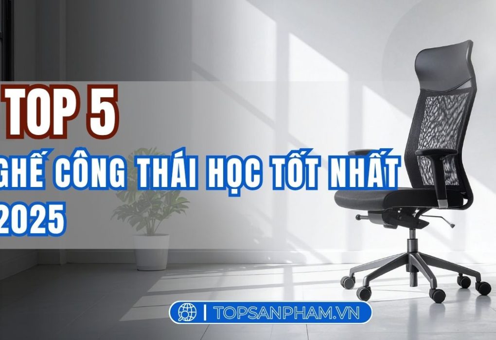 Top 5 ghế công thái học tốt nhất 2025 – Giải pháp bảo vệ sức khỏe dân văn phòng