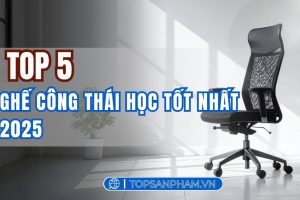 Top 5 ghế công thái học tốt nhất 2025 – Giải pháp bảo vệ sức khỏe dân văn phòng