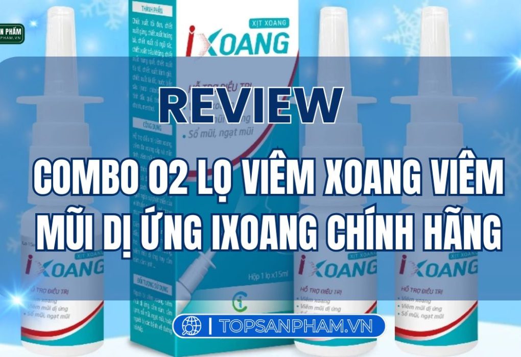 Review Combo 02 lọ viêm xoang viêm mũi dị ứng iXoang chính hãng