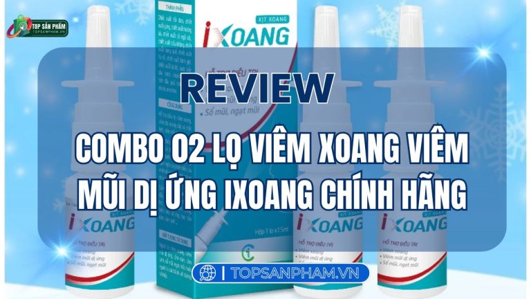 Review Combo 02 lọ viêm xoang viêm mũi dị ứng iXoang chính hãng