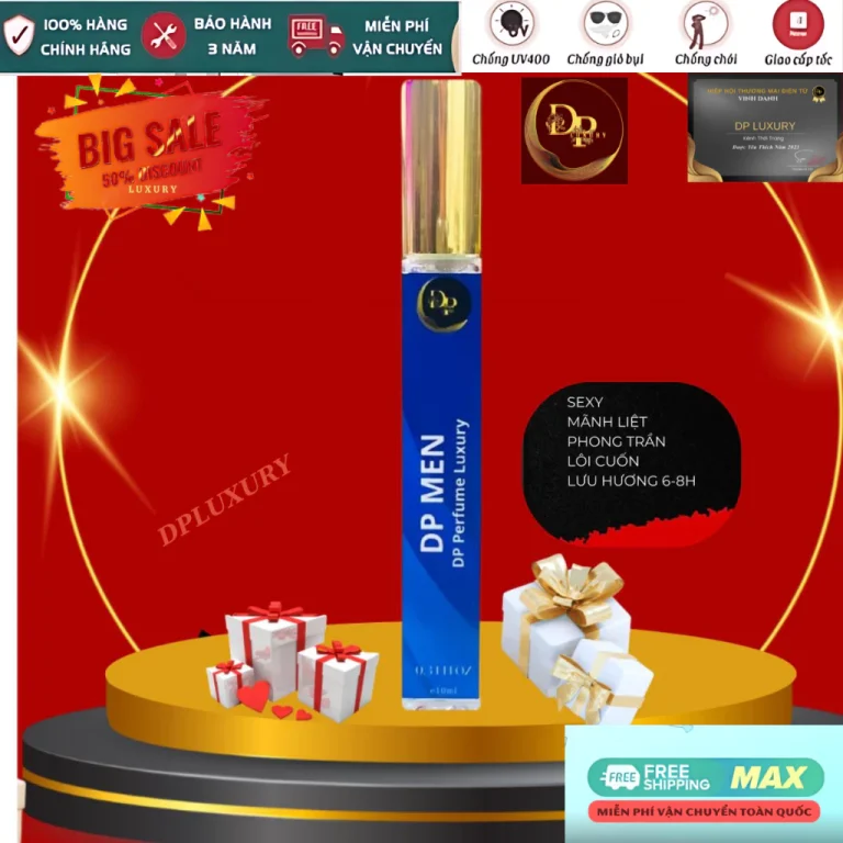 Khám phá ngay Nước Hoa Nam DP MEN – Phong trần, nam tính, lôi cuốn cùng Top Sản Phẩm