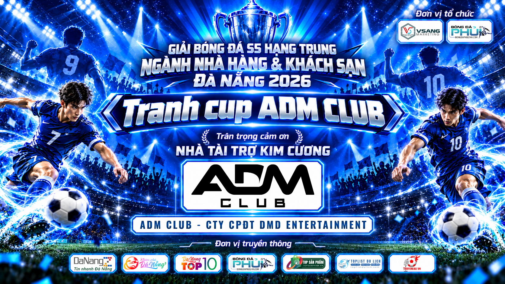 ADM Club Đà Nẵng là nhà tài trợ chính của mùa giải