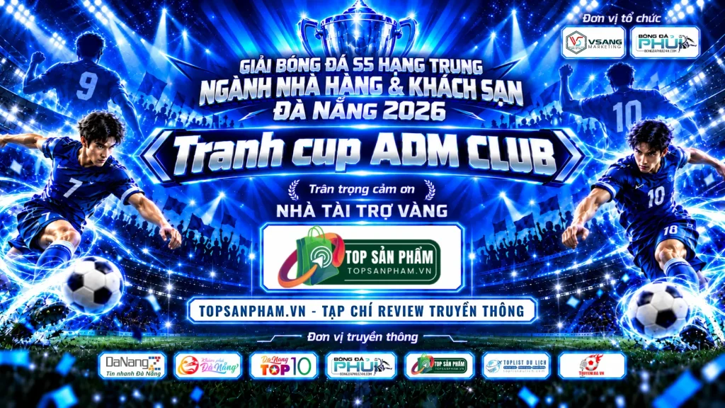 Top Sản Phẩm đồng hành truyền thông cùng giải đấu